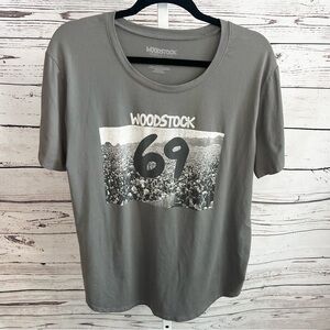 Woodstock Gray 69 Graphic T-Shirt Size XL